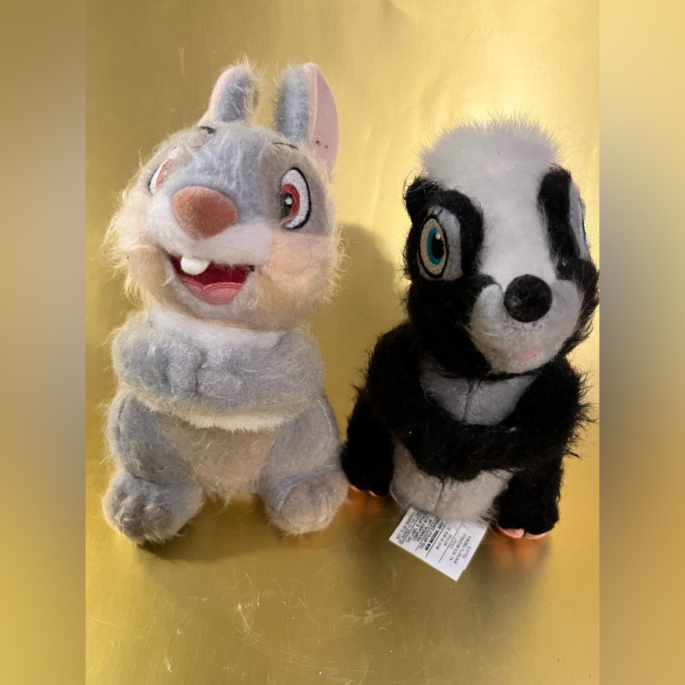 Thumper & Flower - Bambi Plush - Disney Store Plush